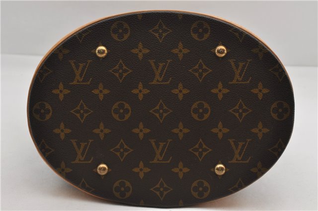Authentic Louis Vuitton Monogram Bucket GM Shoulder Tote Bag M42236 LV 9625E