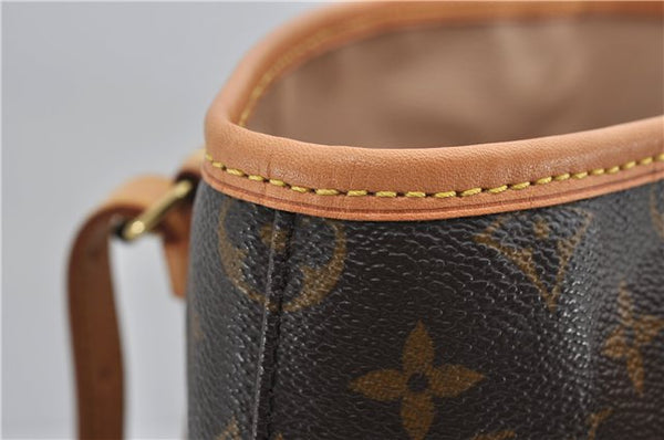 Authentic Louis Vuitton Monogram Bucket GM Shoulder Tote Bag M42236 LV 9625E