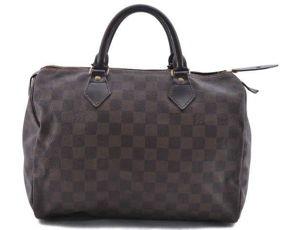Authentic Louis Vuitton Damier Speedy 30 Hand Bag N41364 LV 9626C