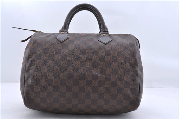 Authentic Louis Vuitton Damier Speedy 30 Hand Bag N41364 LV 9626C