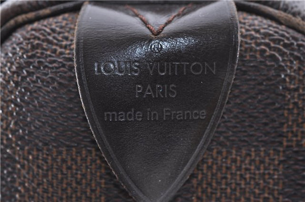 Authentic Louis Vuitton Damier Speedy 30 Hand Bag N41364 LV 9626C