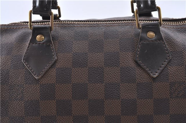 Authentic Louis Vuitton Damier Speedy 30 Hand Bag N41364 LV 9626C