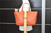 Authentic Goyard Saint Louis PM Shoulder Tote Bag PVC Leather Orange 9626E