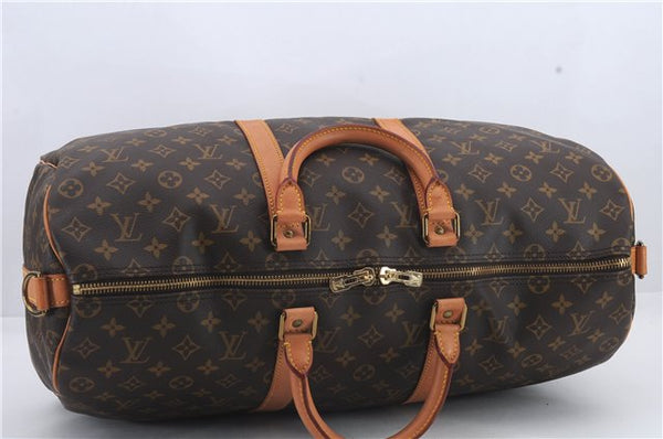 Auth Louis Vuitton Monogram Keepall Bandouliere 50 Boston Bag M41416 LV 9632C