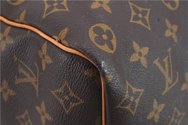 Auth Louis Vuitton Monogram Keepall Bandouliere 50 Boston Bag M41416 LV 9632C