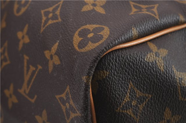 Auth Louis Vuitton Monogram Keepall Bandouliere 50 Boston Bag M41416 LV 9632C