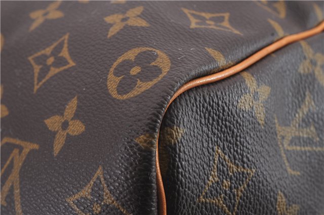Auth Louis Vuitton Monogram Keepall Bandouliere 50 Boston Bag M41416 LV 9632C