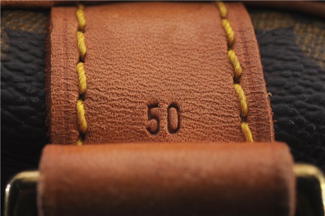 Auth Louis Vuitton Monogram Keepall Bandouliere 50 Boston Bag M41416 LV 9632C