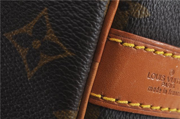 Auth Louis Vuitton Monogram Keepall Bandouliere 50 Boston Bag M41416 LV 9632C
