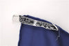 Authentic HERMES Carre 90 Scarf "CRANO MANAGE" Silk Blue 9632D