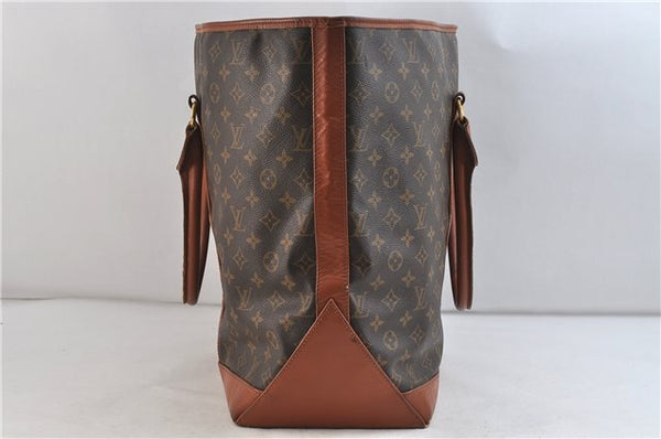 Auth Louis Vuitton Monogram Sac Weekend GM Vintage Tote Hand Bag M42420 LV 9636C