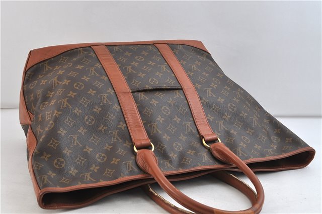 Auth Louis Vuitton Monogram Sac Weekend GM Vintage Tote Hand Bag M42420 LV 9636C