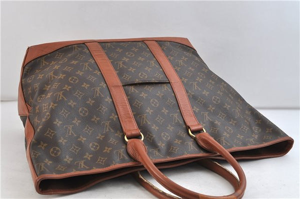 Auth Louis Vuitton Monogram Sac Weekend GM Vintage Tote Hand Bag M42420 LV 9636C