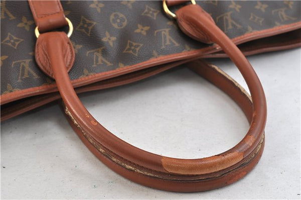 Auth Louis Vuitton Monogram Sac Weekend GM Vintage Tote Hand Bag M42420 LV 9636C