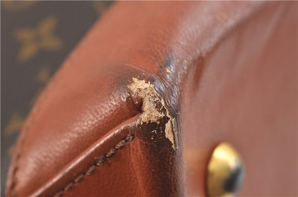 Auth Louis Vuitton Monogram Sac Weekend GM Vintage Tote Hand Bag M42420 LV 9636C