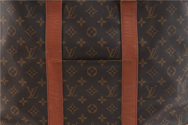 Auth Louis Vuitton Monogram Sac Weekend GM Vintage Tote Hand Bag M42420 LV 9636C