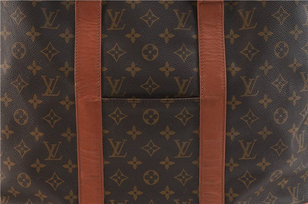 Auth Louis Vuitton Monogram Sac Weekend GM Vintage Tote Hand Bag M42420 LV 9636C