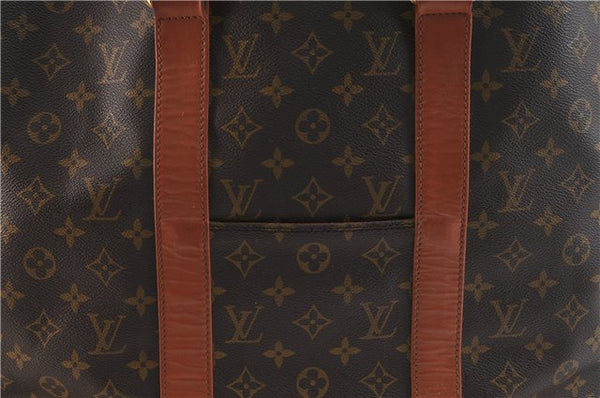 Auth Louis Vuitton Monogram Sac Weekend GM Vintage Tote Hand Bag M42420 LV 9636C