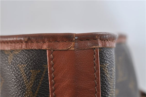 Auth Louis Vuitton Monogram Sac Weekend GM Vintage Tote Hand Bag M42420 LV 9636C