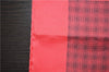 Authentic HERMES Petit Carre 40 Scarf Handkerchief Plaid Motif Silk Red 9638D