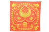 Authentic HERMES Carre 90 Scarf "LES CAVALIERS D'OR" Silk Red 9641D