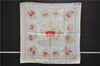 HERMES Petit Carre 40 Scarf Handkerchief "LES ARMES DE PARIS" Silk Yellow 9646D