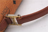 Authentic MCM Vintage Visetos Leather Hand Bag Purse Brown 9646E