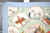 Authentic HERMES Carre 90 Scarf "Auteuil en Mai" Silk Light Blue 9649F