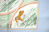 Authentic HERMES Carre 90 Scarf "Auteuil en Mai" Silk Light Blue 9649F