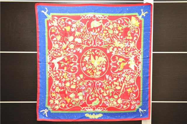 Auth HERMES Carre 90 Scarf 