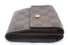 Auth Louis Vuitton Damier Porte Monnaie Billet Carte Credit N61652 Wallet 9654C