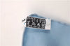 Authentic HERMES Carre 90 Scarf "CHARMES DES PLAGES" Silk Light Blue Box 9655D