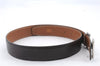 Authentic HERMES Constance Ladies Leather Belt Size 65cm 25.6" Brown 9656C