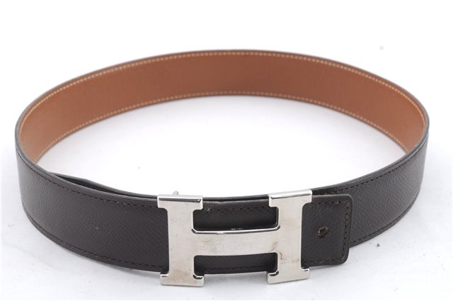 Authentic HERMES Constance Ladies Leather Belt Size 65cm 25.6