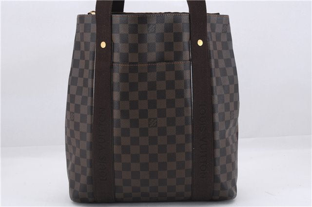 Authentic Louis Vuitton Damier Cabas Beaubourg Shoulder Tote Bag N52006 LV 9656D