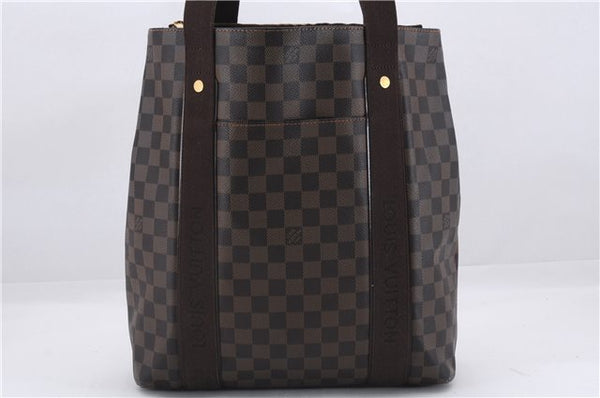 Authentic Louis Vuitton Damier Cabas Beaubourg Shoulder Tote Bag N52006 LV 9656D