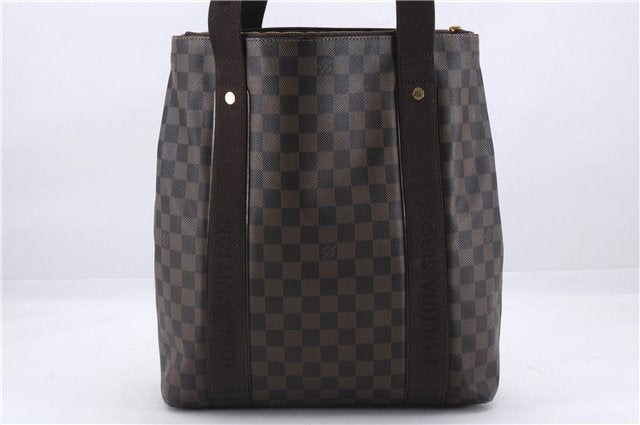 Authentic Louis Vuitton Damier Cabas Beaubourg Shoulder Tote Bag N52006 LV 9656D