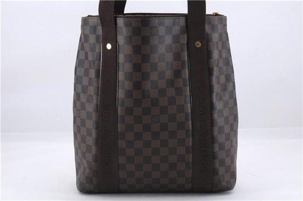 Authentic Louis Vuitton Damier Cabas Beaubourg Shoulder Tote Bag N52006 LV 9656D