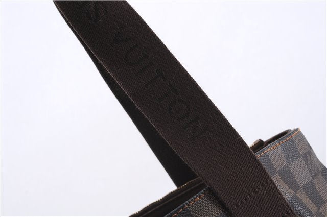 Authentic Louis Vuitton Damier Cabas Beaubourg Shoulder Tote Bag N52006 LV 9656D