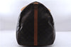 Auth Louis Vuitton Monogram Keepall Bandouliere 60 Boston Bag M41412 LV 9657D