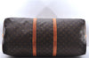 Auth Louis Vuitton Monogram Keepall Bandouliere 60 Boston Bag M41412 LV 9657D