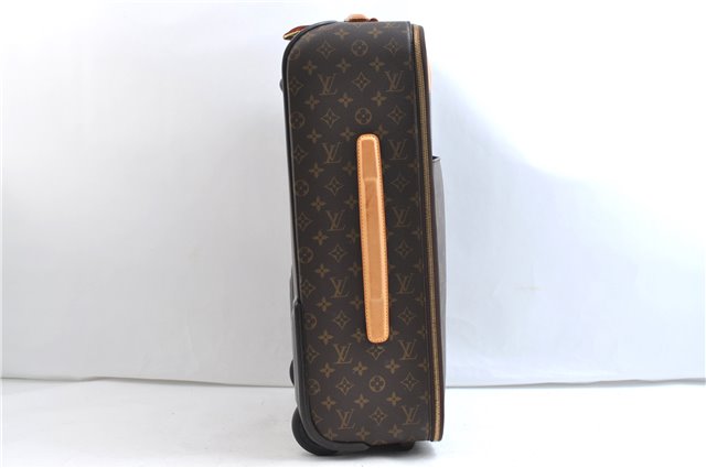 Authentic Louis Vuitton Monogram Pegase 55 Travel Suitcase M23294 LV 9658E