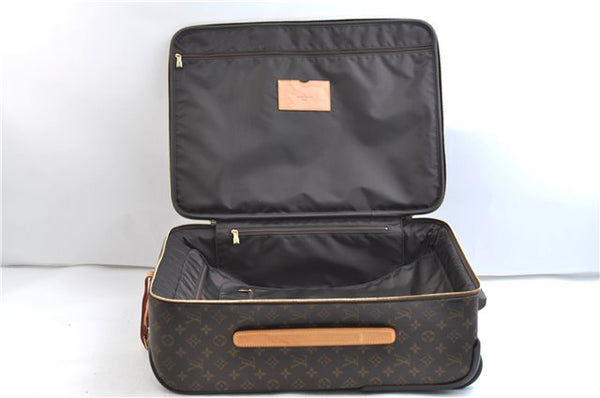 Authentic Louis Vuitton Monogram Pegase 55 Travel Suitcase M23294 LV 9658E