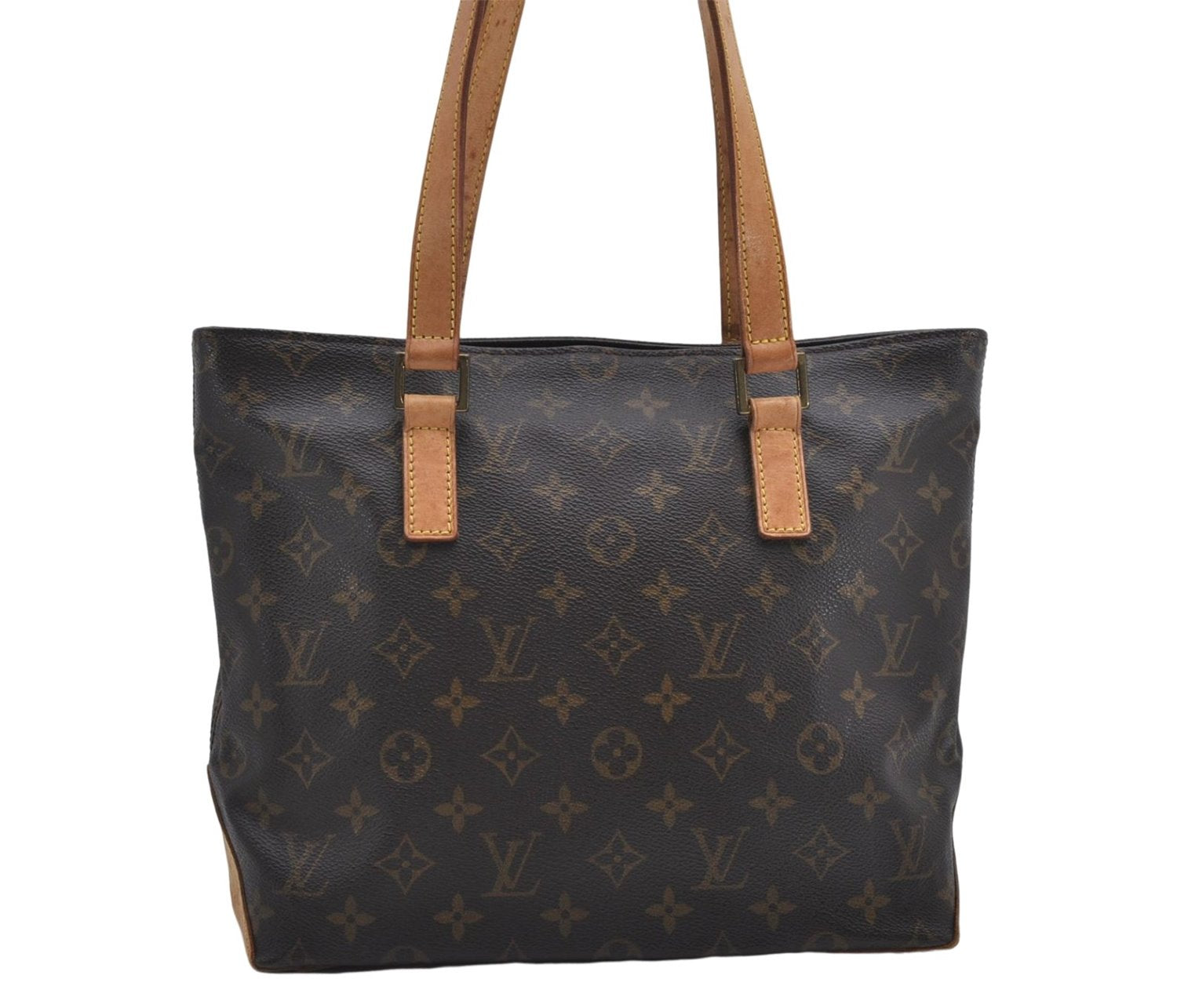 Authentic Louis Vuitton Monogram Cabas Piano Tote Bag Purse M51148 LV 9668D