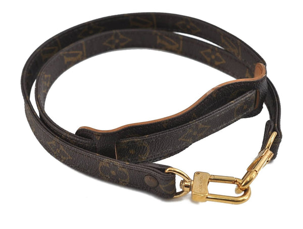 Authentic Louis Vuitton Monogram Brown Shoulder Strap 39" LV 9677C