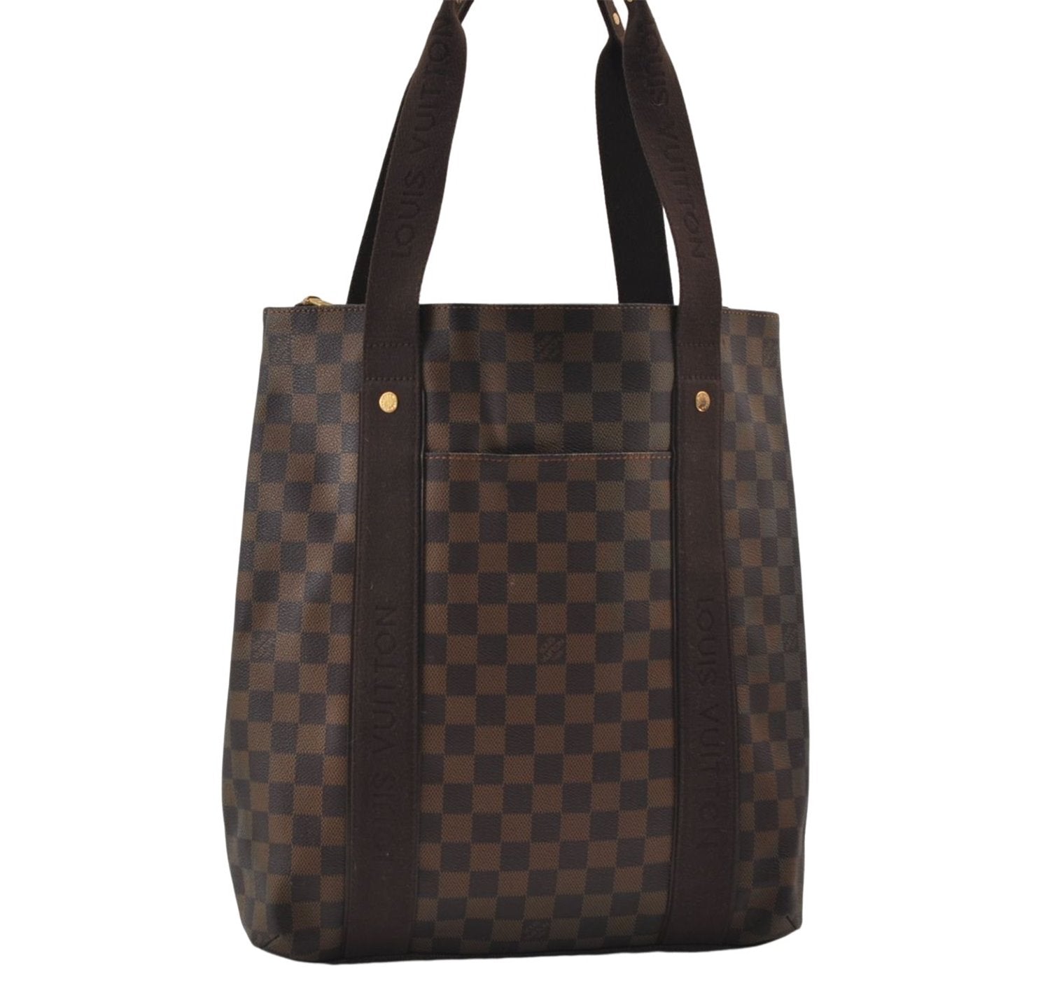 Authentic Louis Vuitton Damier Cabas Beaubourg Shoulder Tote Bag N52006 LV 9682D