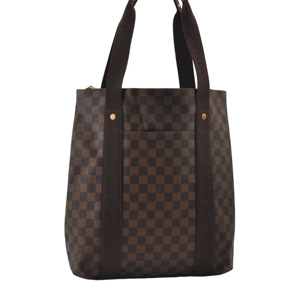 Authentic Louis Vuitton Damier Cabas Beaubourg Shoulder Tote Bag N52006 LV 9682D