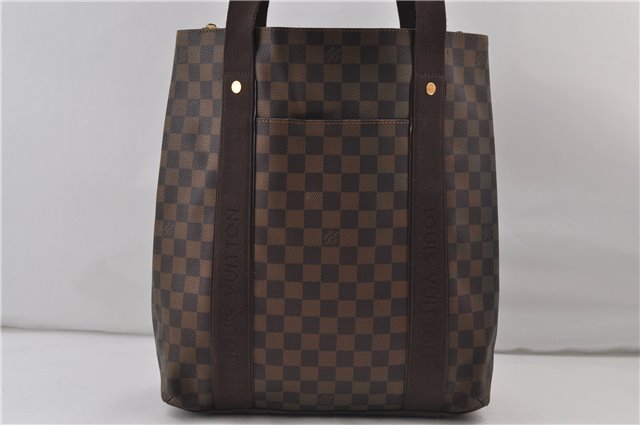 Authentic Louis Vuitton Damier Cabas Beaubourg Shoulder Tote Bag N52006 LV 9682D