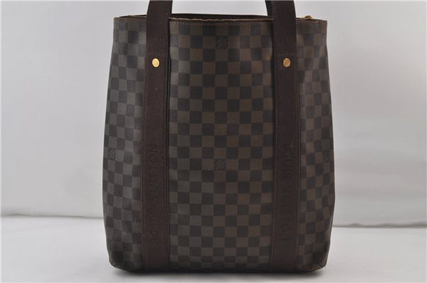 Authentic Louis Vuitton Damier Cabas Beaubourg Shoulder Tote Bag N52006 LV 9682D