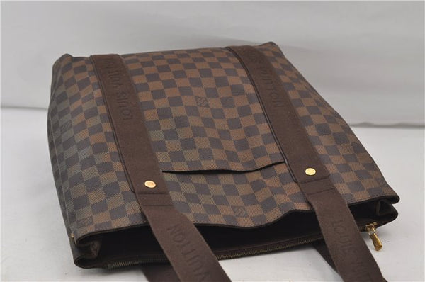 Authentic Louis Vuitton Damier Cabas Beaubourg Shoulder Tote Bag N52006 LV 9682D
